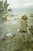 Anders Zorn fiskmarknad i st. ives oil